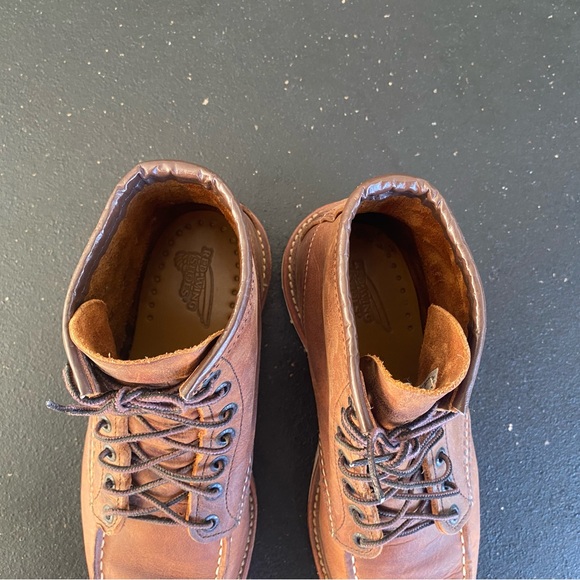 Red Wing CLASSIC MOC Boots in Copper Rough & Tough Leather 1907 - Picture 5 of 9